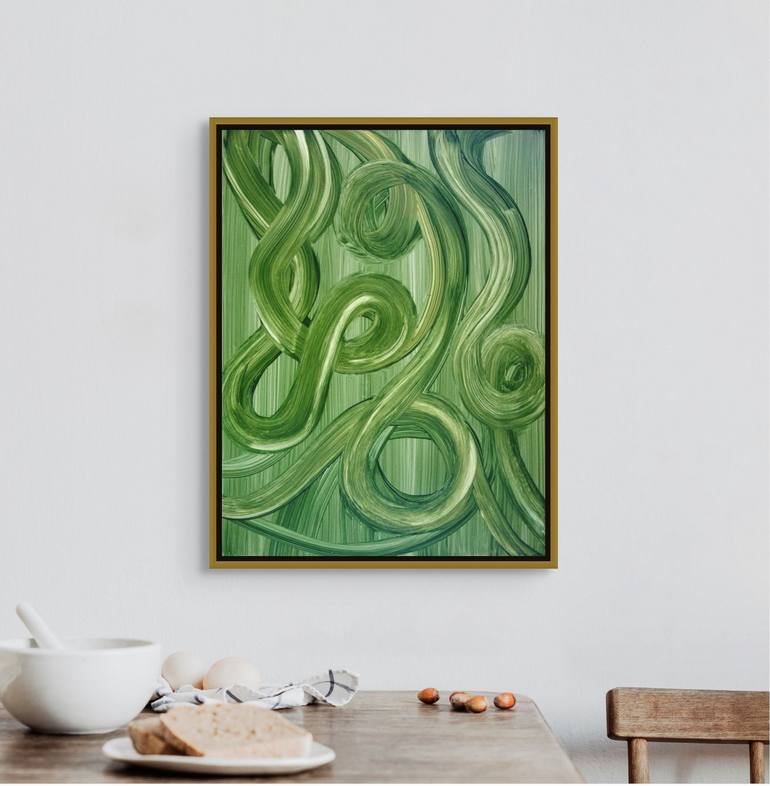 Original Abstract Expressionism Abstract Painting by Michelle Louis
