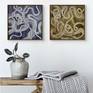 Pair of paintings together. Sold separately.