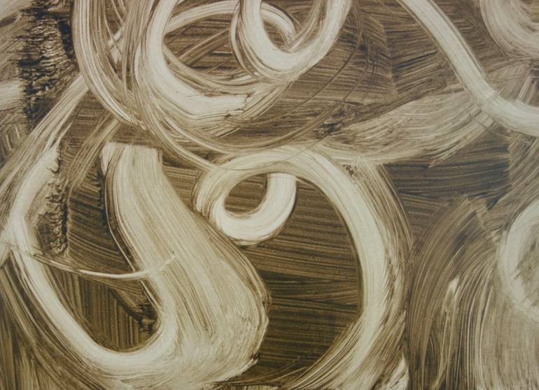 Original Abstract Expressionism Abstract Painting by Michelle Louis