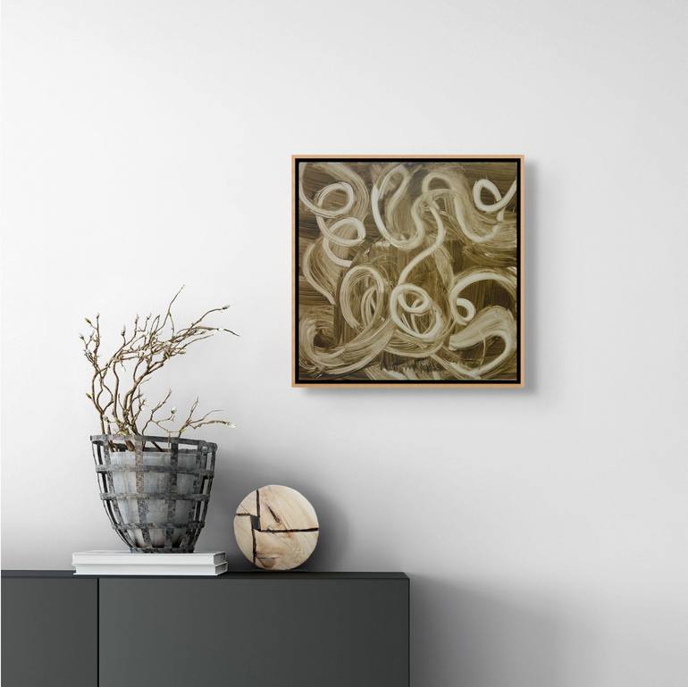 Original Abstract Expressionism Abstract Painting by Michelle Louis