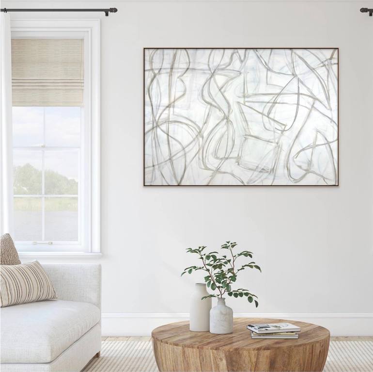 Original Abstract Expressionism Abstract Painting by Michelle Louis