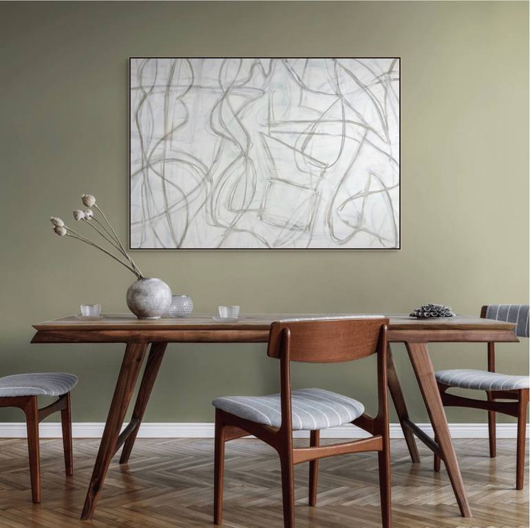 Original Abstract Expressionism Abstract Painting by Michelle Louis