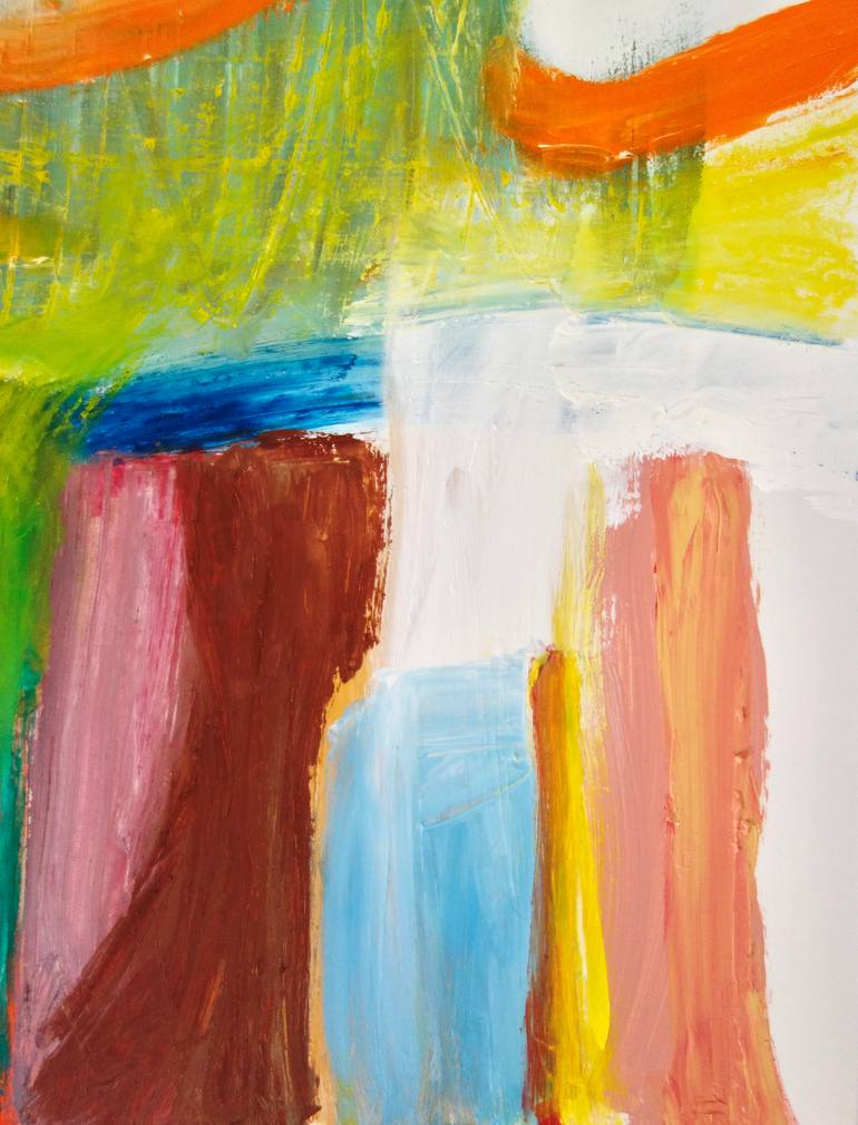 Original Abstract Expressionism Abstract Painting by Michelle Louis