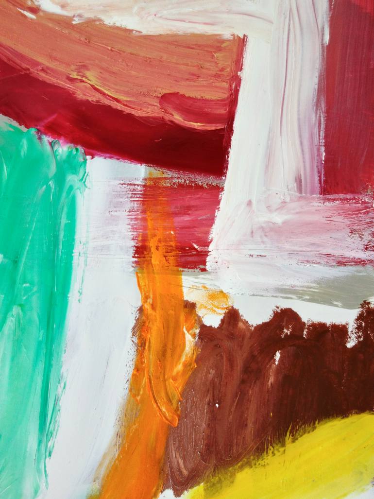 Original Abstract Expressionism Abstract Painting by Michelle Louis