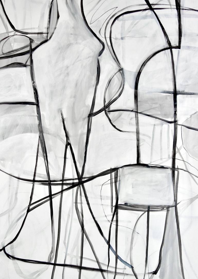 Original Abstract Expressionism Abstract Paintings by Michelle Louis