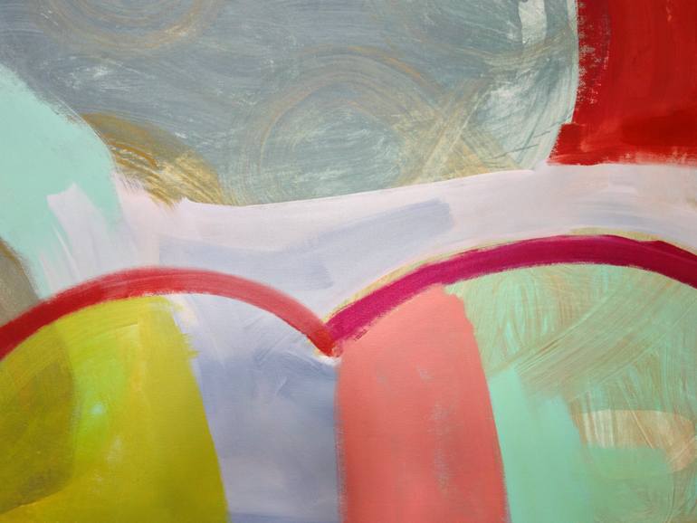 Original Abstract Expressionism Abstract Painting by Michelle Louis