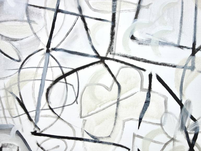 Original Abstract Expressionism Abstract Painting by Michelle Louis