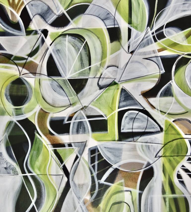 Original Abstract Expressionism Abstract Paintings by Michelle Louis