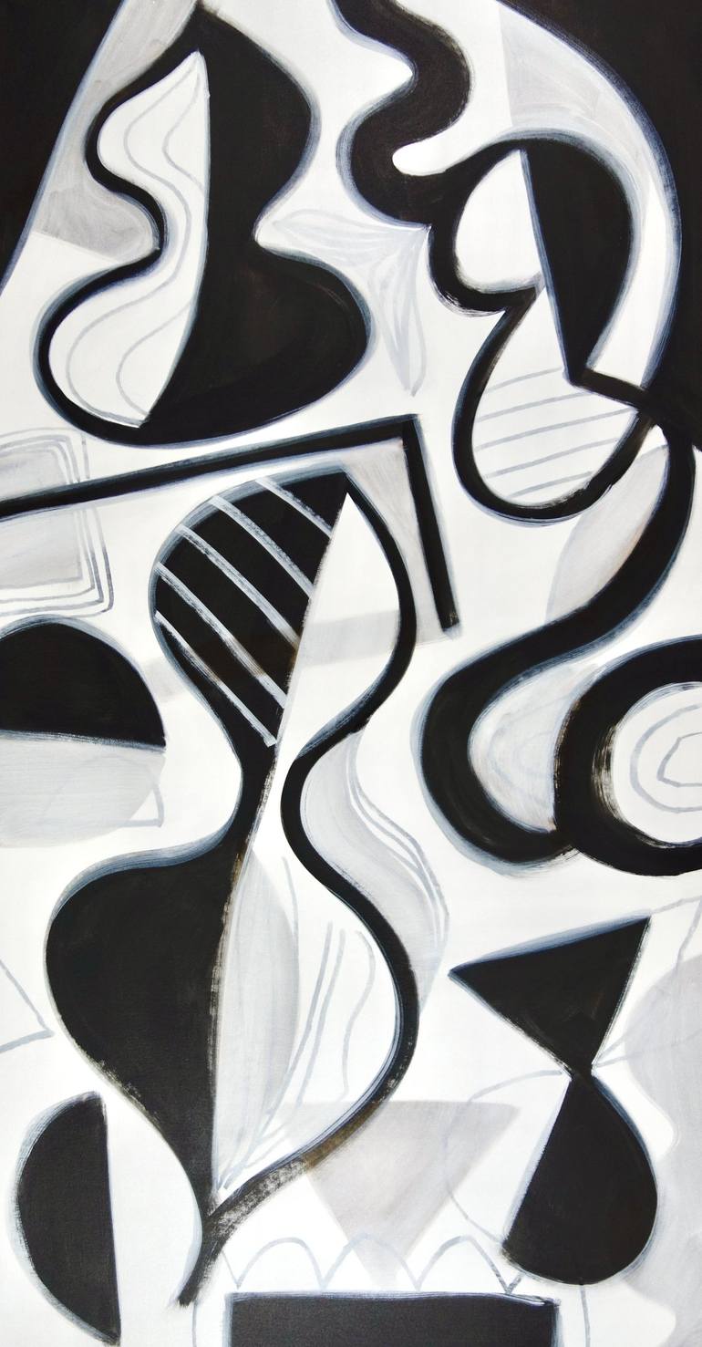 Original Abstract Expressionism Abstract Paintings by Michelle Louis