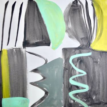 Original Contemporary Abstract Paintings by Michelle Louis