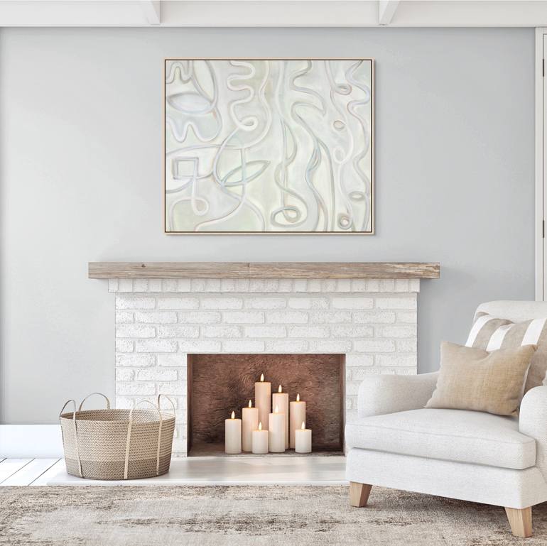 Original Abstract Expressionism Abstract Painting by Michelle Louis