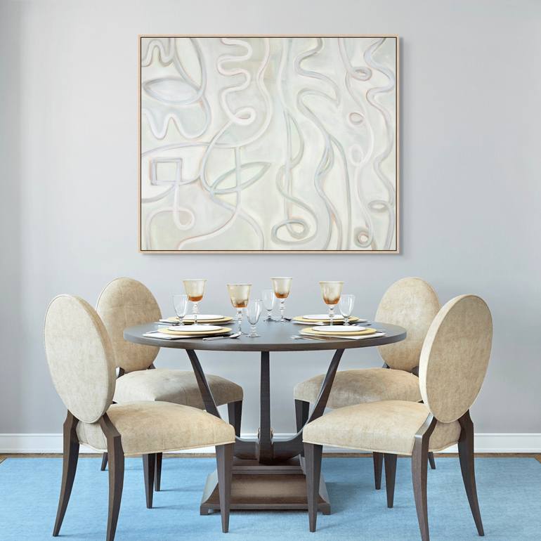 Original Abstract Expressionism Abstract Painting by Michelle Louis