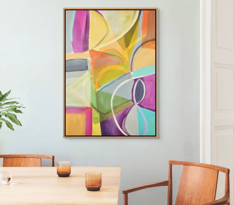 Original Abstract Expressionism Abstract Painting by Michelle Louis