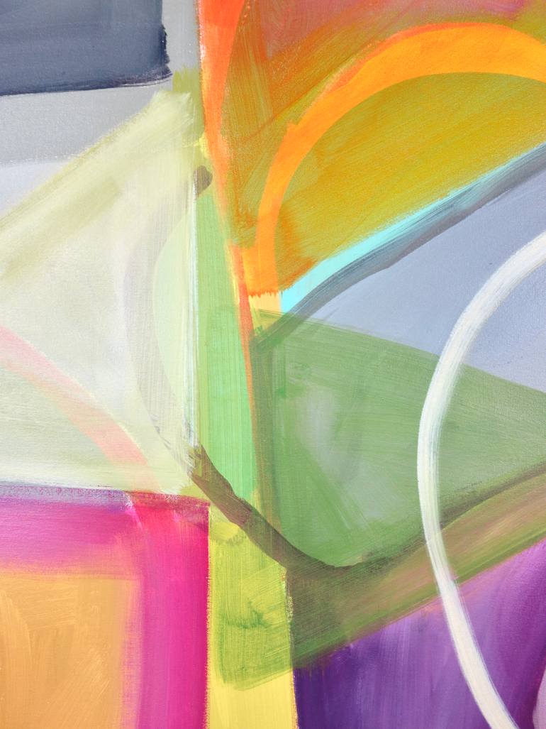 Original Abstract Expressionism Abstract Painting by Michelle Louis