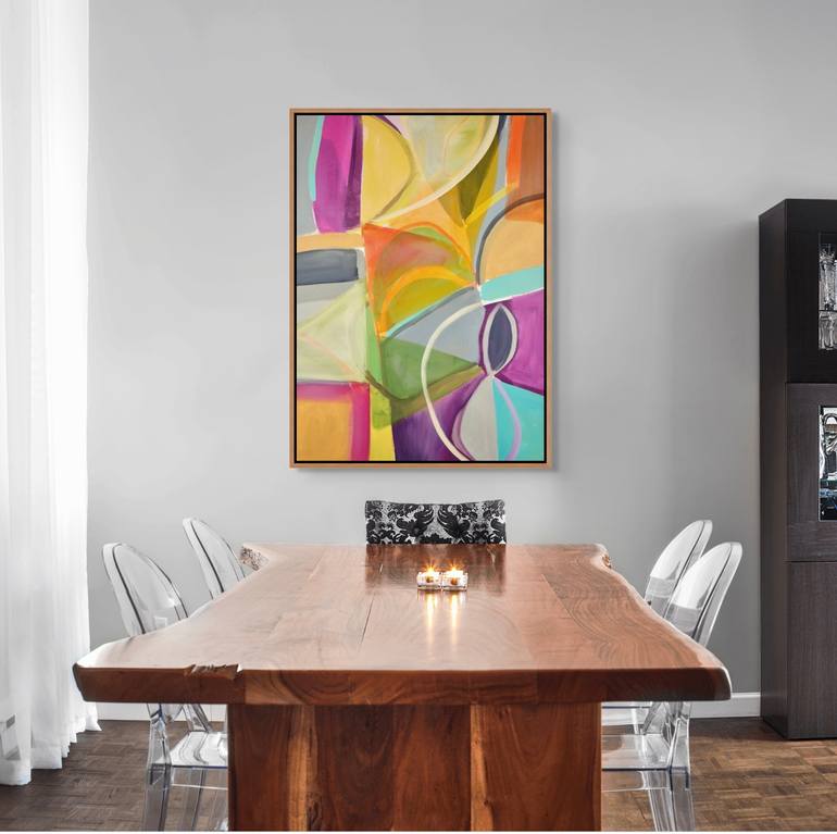 Original Abstract Expressionism Abstract Painting by Michelle Louis