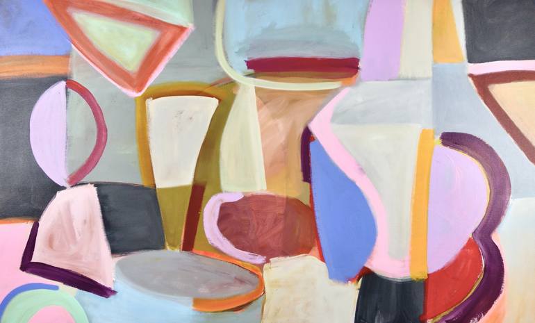 Original Abstract Expressionism Abstract Paintings by Michelle Louis