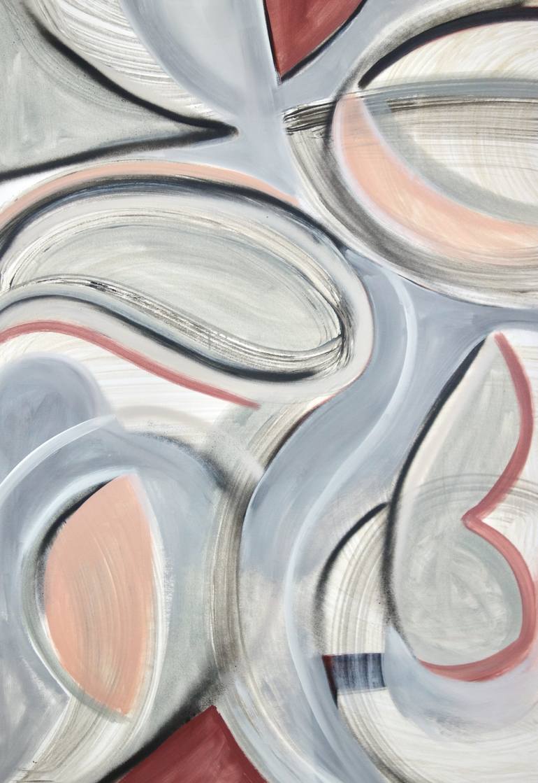 Original Abstract Expressionism Abstract Paintings by Michelle Louis