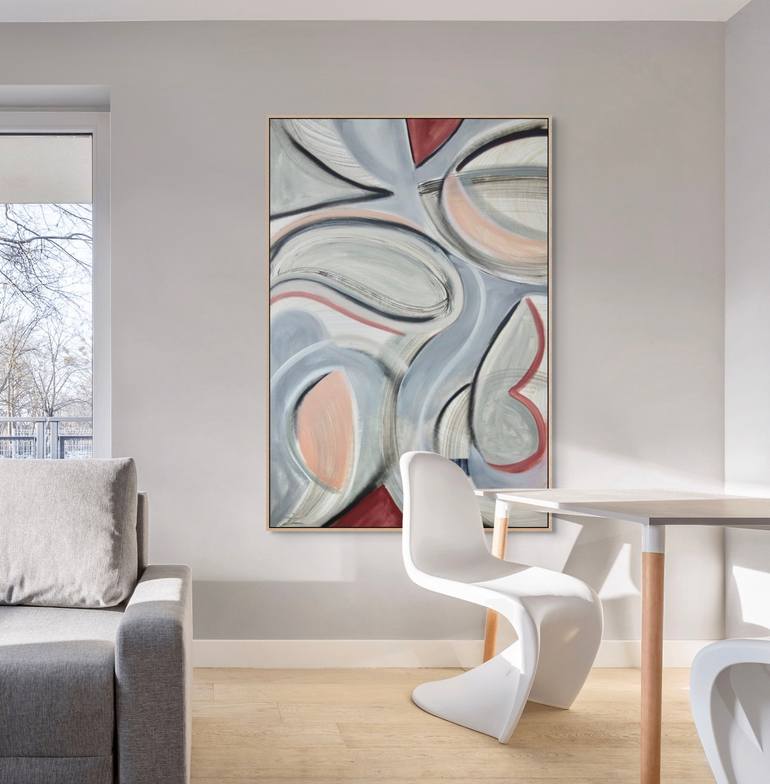 Original Abstract Expressionism Abstract Painting by Michelle Louis