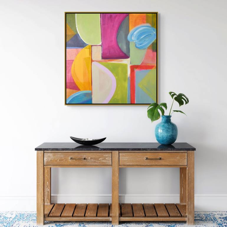 Original Abstract Expressionism Abstract Painting by Michelle Louis