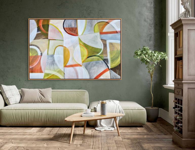 Original Abstract Expressionism Abstract Painting by Michelle Louis