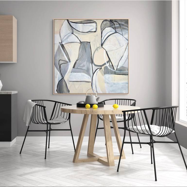 Original Abstract Expressionism Abstract Painting by Michelle Louis