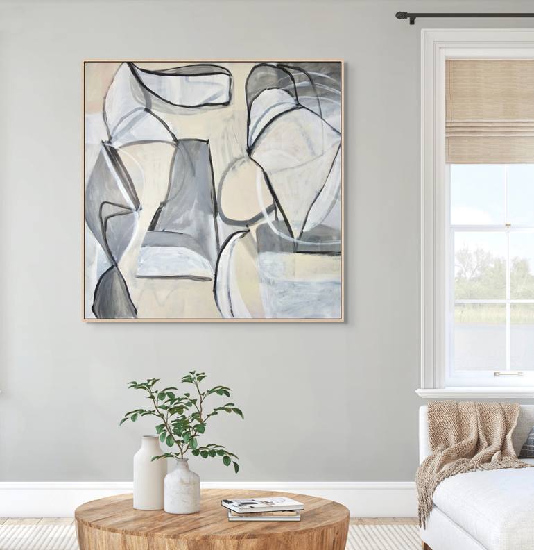 Original Abstract Expressionism Abstract Painting by Michelle Louis