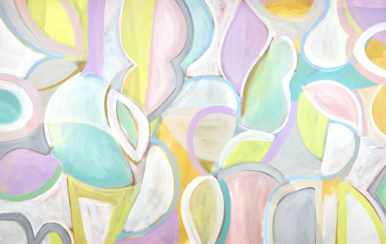 Original Abstract Expressionism Abstract Paintings by Michelle Louis