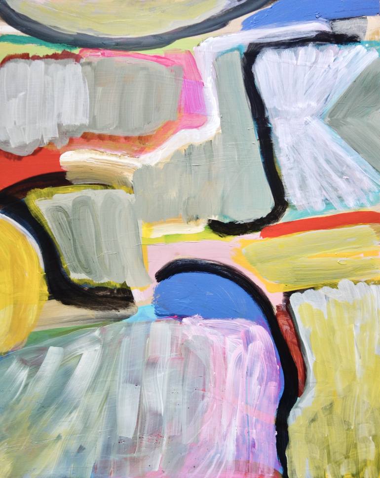 Original Abstract Expressionism Abstract Paintings by Michelle Louis