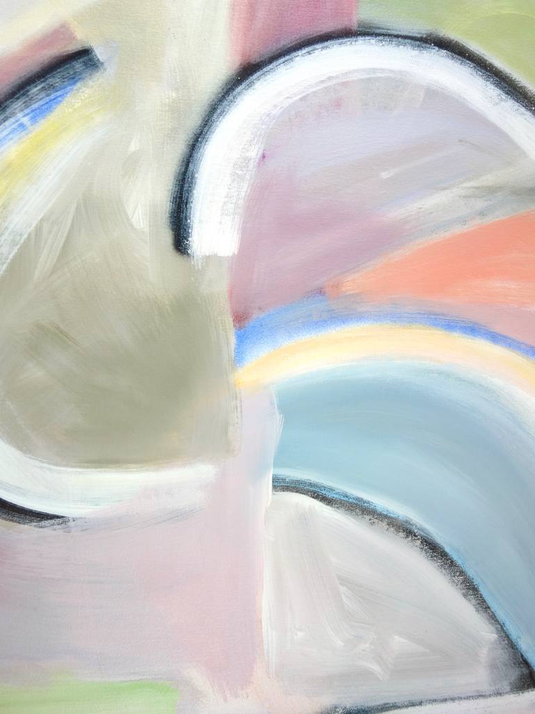 Original Abstract Expressionism Abstract Painting by Michelle Louis
