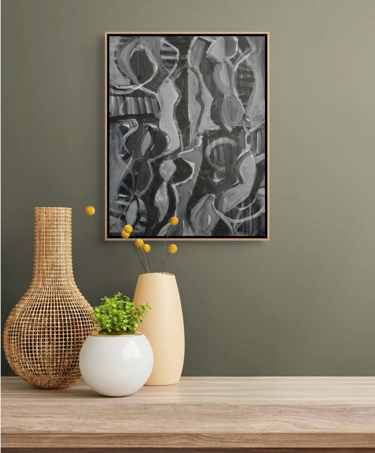 Original Abstract Expressionism Abstract Painting by Michelle Louis