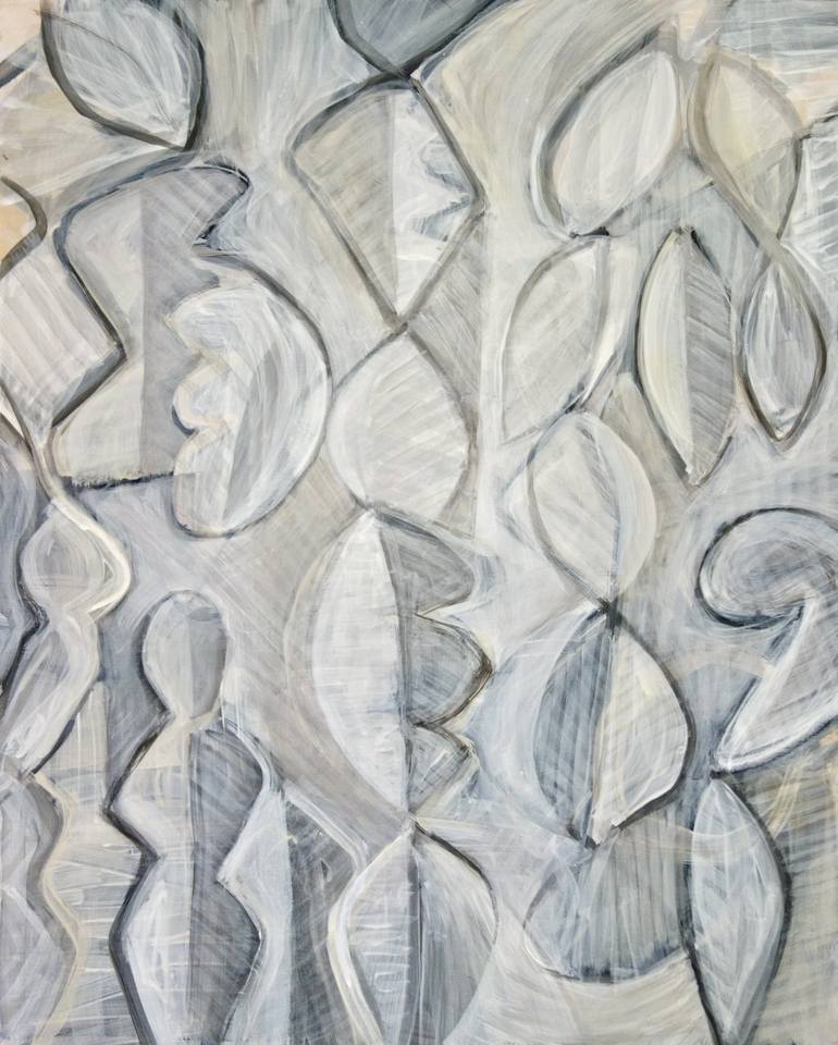 Original Abstract Expressionism Abstract Paintings by Michelle Louis