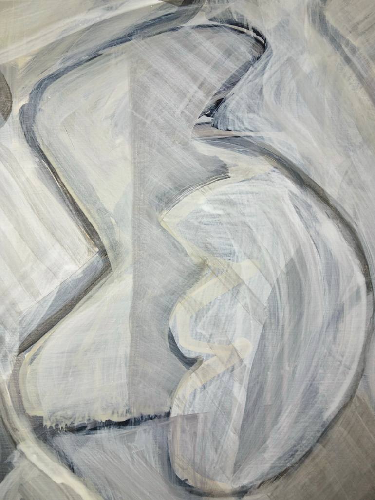 Original Abstract Expressionism Abstract Painting by Michelle Louis