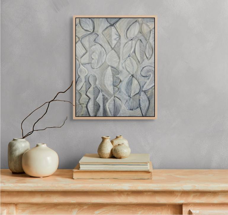 Original Abstract Expressionism Abstract Painting by Michelle Louis