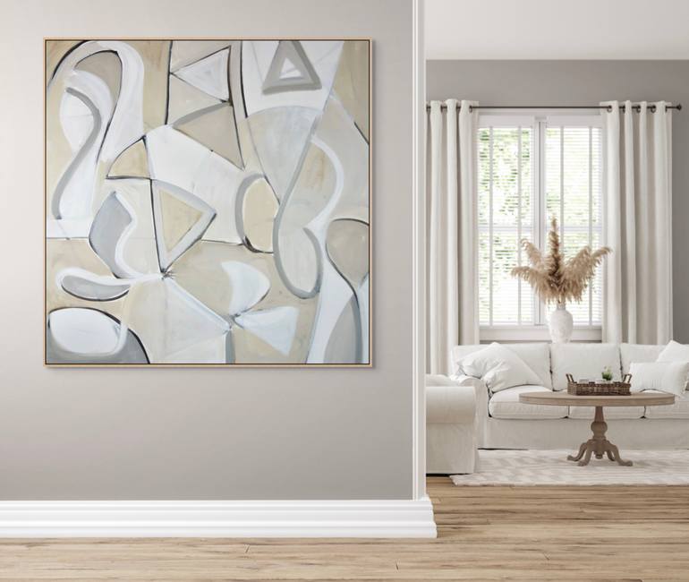 Original Abstract Expressionism Abstract Painting by Michelle Louis