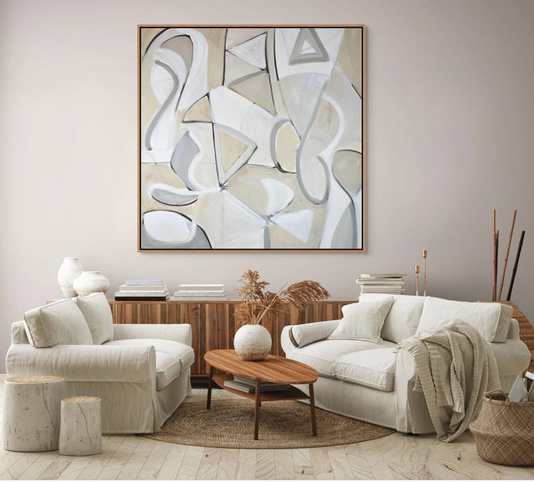 Original Abstract Expressionism Abstract Painting by Michelle Louis