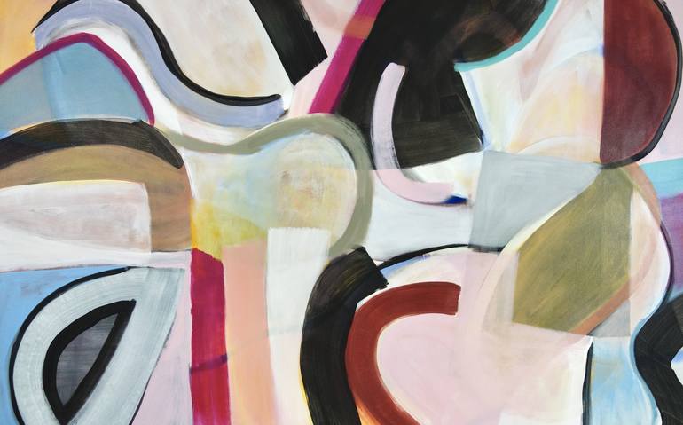 Original Abstract Expressionism Abstract Paintings by Michelle Louis