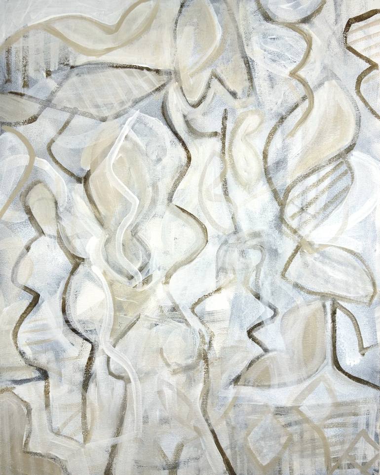 Original Abstract Expressionism Abstract Paintings by Michelle Louis