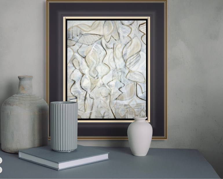 Original Abstract Expressionism Abstract Painting by Michelle Louis