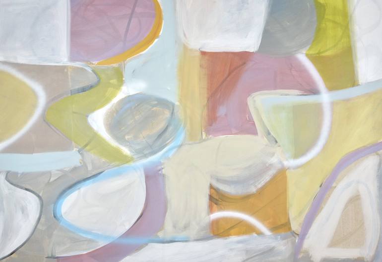 Original Abstract Expressionism Abstract Paintings by Michelle Louis