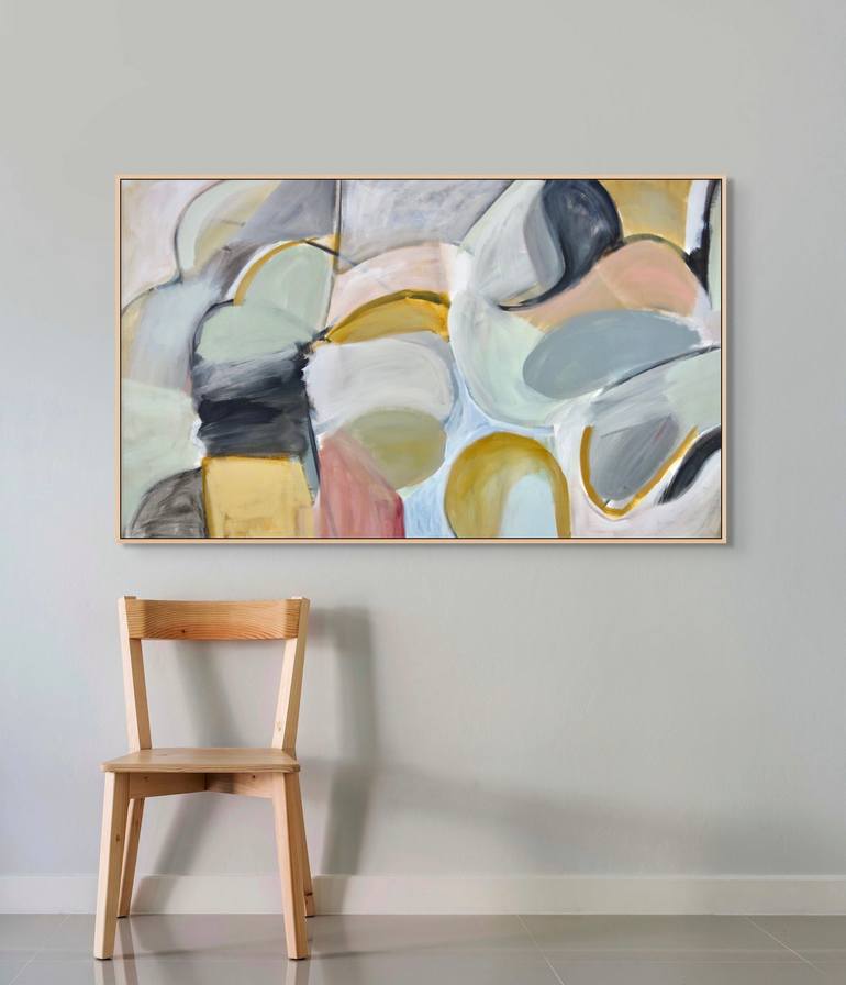 Original Abstract Expressionism Abstract Painting by Michelle Louis
