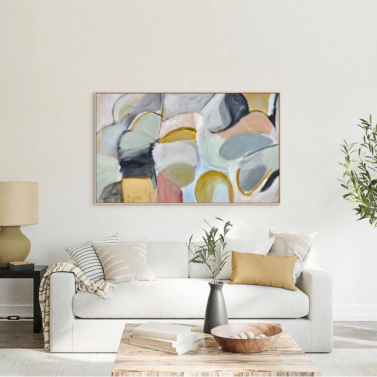 Original Abstract Expressionism Abstract Painting by Michelle Louis