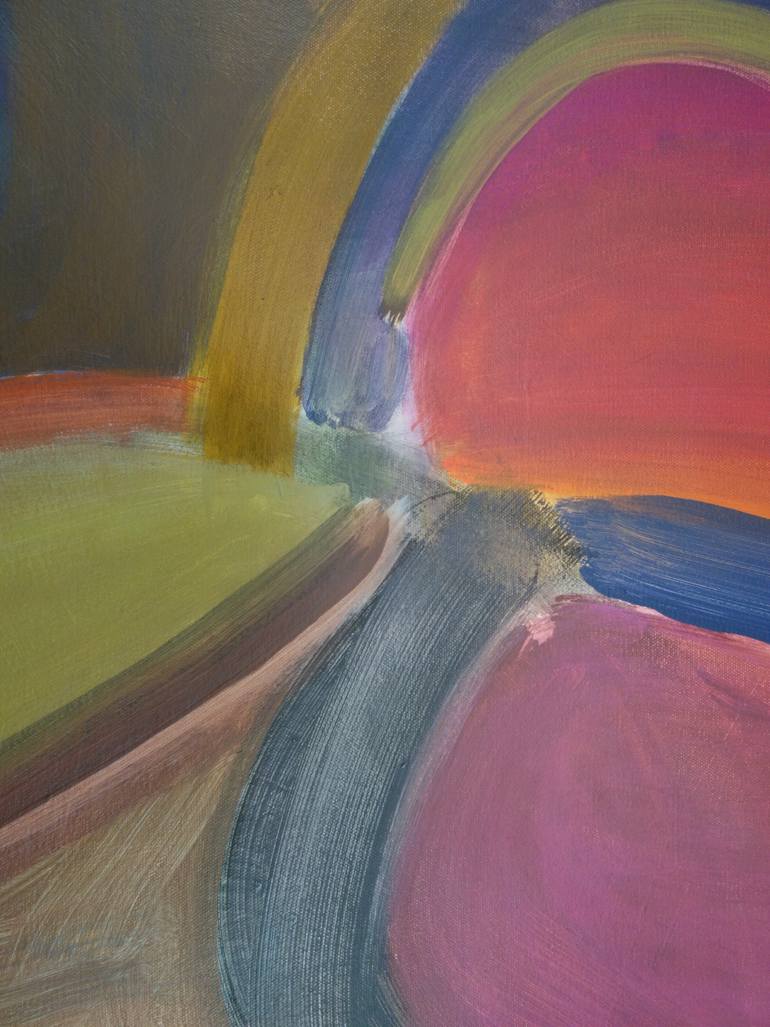 Original Abstract Expressionism Abstract Painting by Michelle Louis