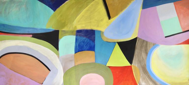 Original Abstract Expressionism Abstract Paintings by Michelle Louis