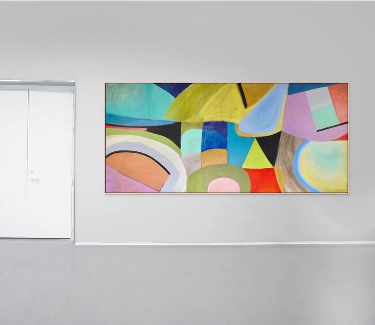 Original Abstract Expressionism Abstract Painting by Michelle Louis