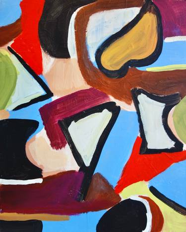 Original Abstract Expressionism Abstract Paintings by Michelle Louis