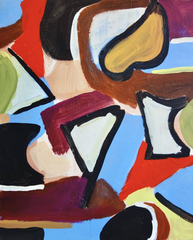 Original Abstract Expressionism Abstract Paintings by Michelle Louis