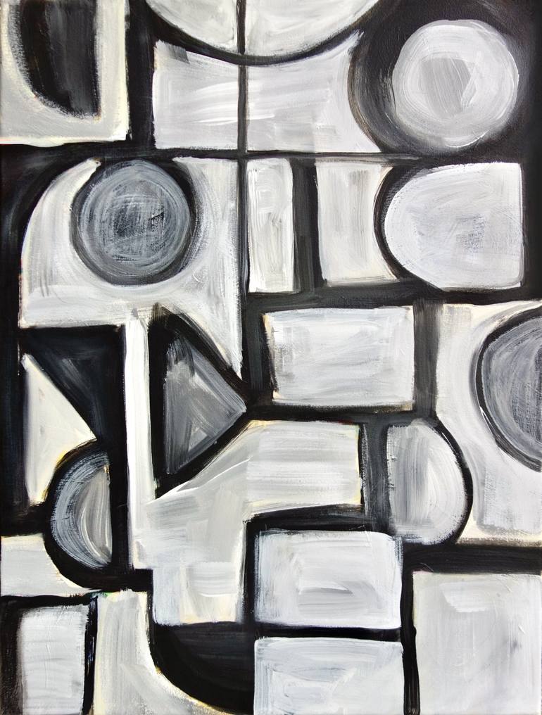 Original Abstract Expressionism Abstract Paintings by Michelle Louis