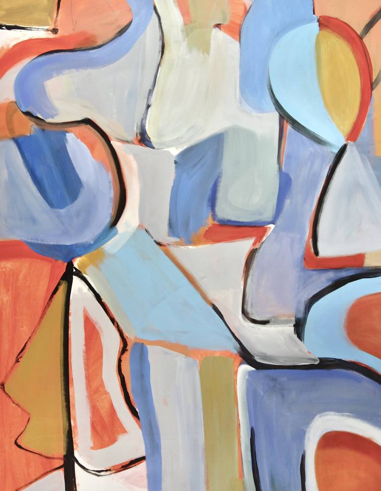 Original Abstract Expressionism Abstract Paintings by Michelle Louis
