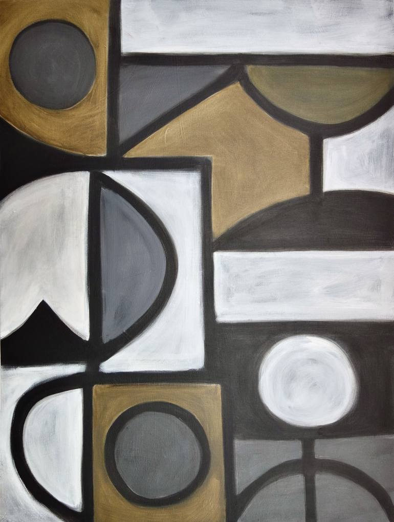 Original Art Deco Abstract Paintings by Michelle Louis