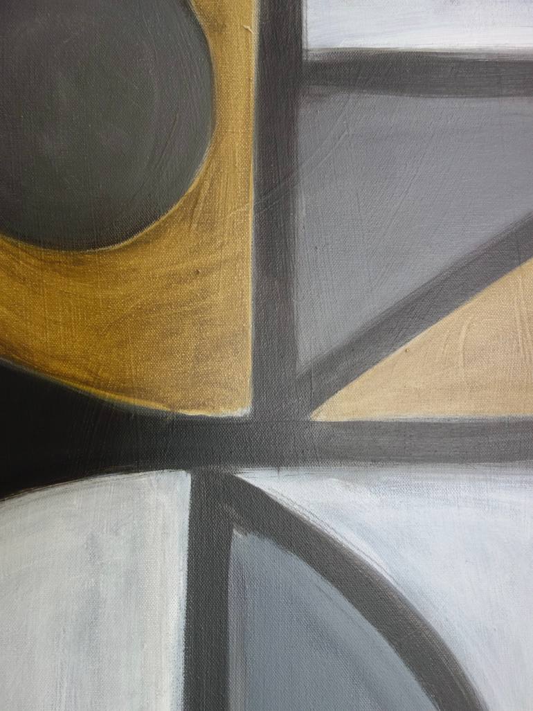 Original Art Deco Abstract Painting by Michelle Louis